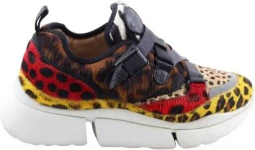 Chloé Pre-owned Faux Fur sneakers Multicolor Dames