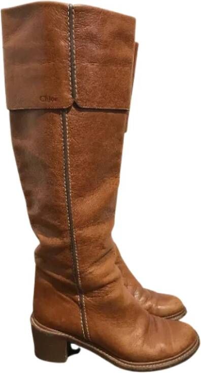 Chloé Pre-owned Laarzen Brown Dames