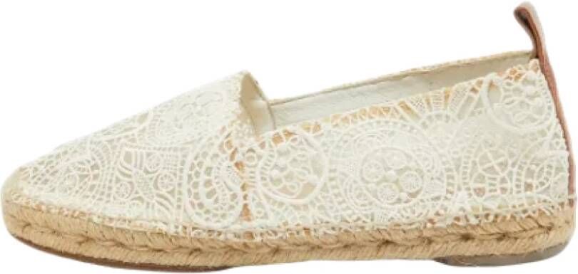 Chloé Pre-owned Lace flats White Dames