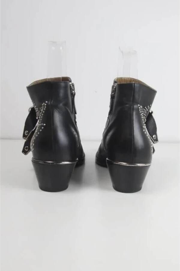 Chloé Pre-owned Leather boots Black Dames