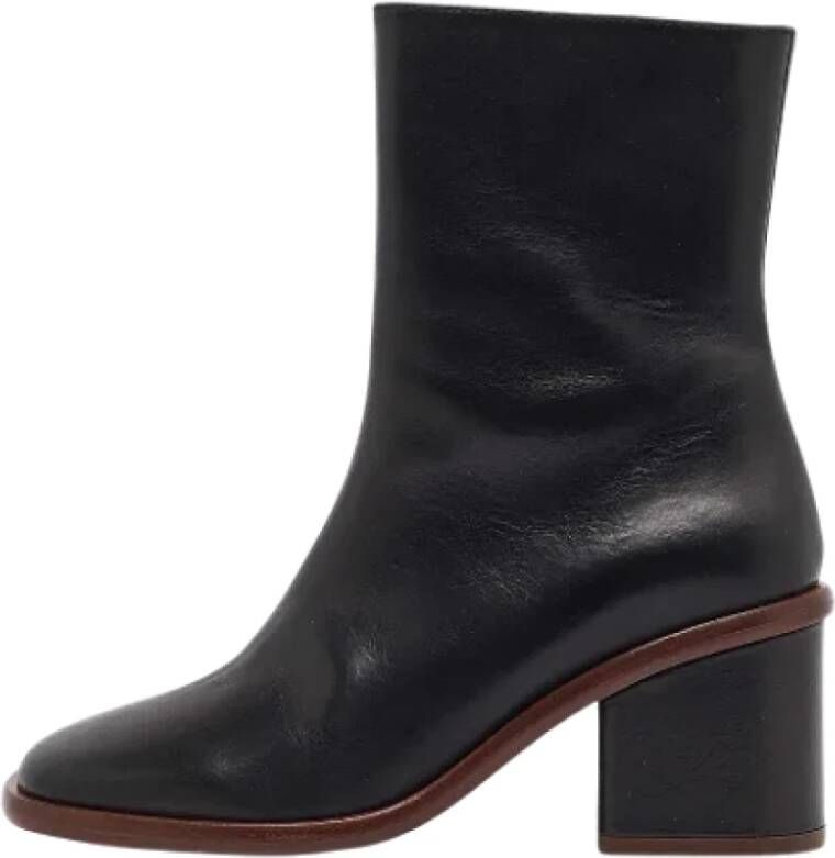 Chloé Pre-owned Leather boots Black Dames