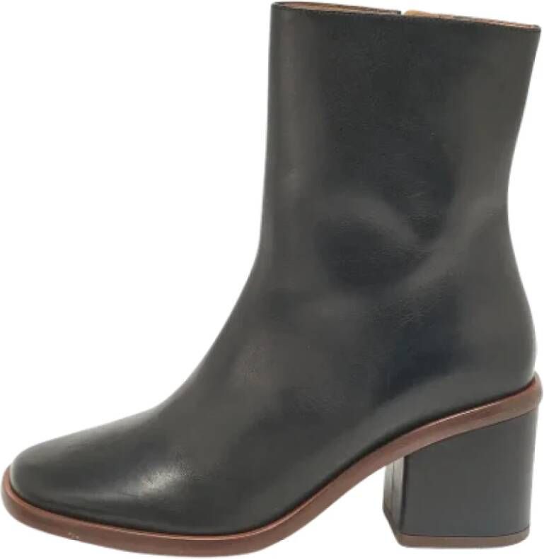 Chloé Pre-owned Leather boots Black Dames