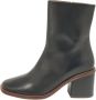 Chloé Pre-owned Leather boots Black Dames - Thumbnail 1