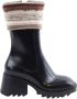 Chloé Pre-owned Leather boots Black Dames - Thumbnail 1