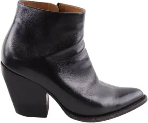 Chloé Pre-owned Leather boots Black Dames