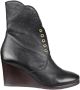 Chloé Pre-owned Leather boots Black Dames - Thumbnail 1