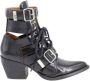 Chloé Pre-owned Leather boots Black Dames - Thumbnail 1