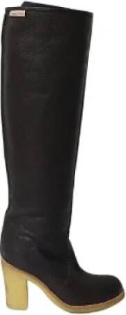 Chloé Pre-owned Leather boots Brown Dames