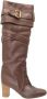 Chloé Pre-owned Leather boots Brown Dames - Thumbnail 1