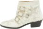 Chloé Pre-owned Leather boots White Dames - Thumbnail 1