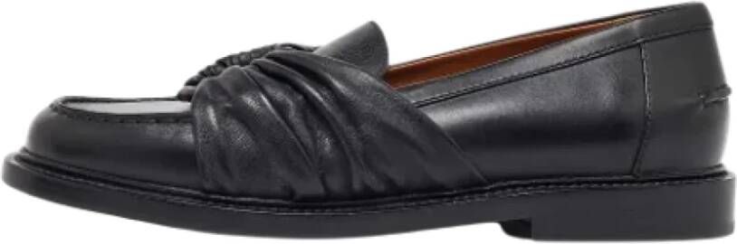 Chloé Pre-owned Leather flats Black Dames