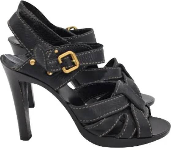 Chloé Pre-owned Leather heels Black Dames