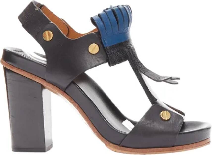 Chloé Pre-owned Leather heels Black Dames