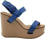 Chloé Pre-owned Leather heels Blue Dames - Thumbnail 1