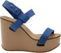 Chloé Pre-owned Leather heels Blue Dames - Thumbnail 1