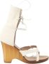 Chloé Pre-owned Leather heels White Dames - Thumbnail 1