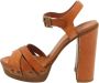 Chloé Pre-owned Leather sandals Beige Dames - Thumbnail 1