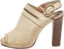 Chloé Pre-owned Leather sandals Beige Dames - Thumbnail 1