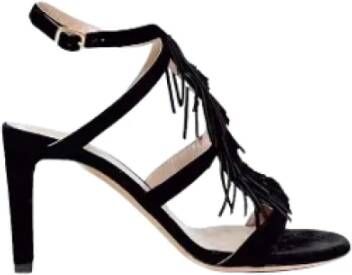 Chloé Pre-owned Leather sandals Black Dames