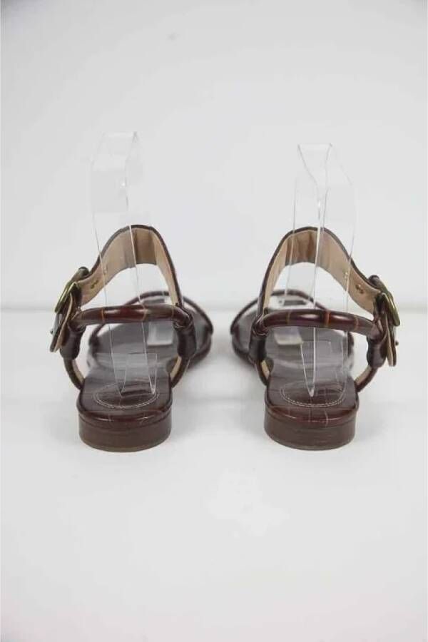 Chloé Pre-owned Leather sandals Brown Dames