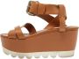 Chloé Pre-owned Leather sandals Brown Dames - Thumbnail 1