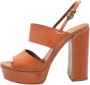 Chloé Pre-owned Leather sandals Brown Dames - Thumbnail 1