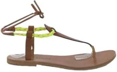 Chloé Pre-owned Leather sandals Brown Dames