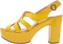 Chloé Pre-owned Leather sandals Yellow Dames - Thumbnail 1