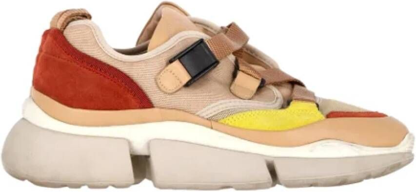 Chloé Pre-owned Leather sneakers Multicolor Dames