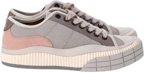 Chloé Pre-owned Nylon sneakers Gray Dames