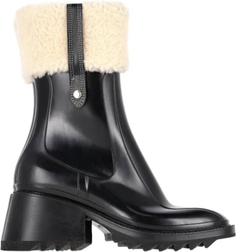 Chloé Pre-owned Rubber boots Black Dames