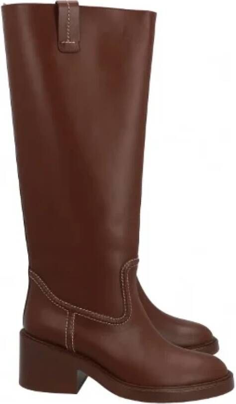 Chloé Pre-owned Rubber boots Red Dames