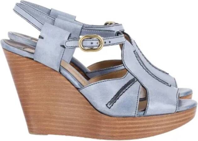 Chloé Pre-owned Sandalen Blue Dames