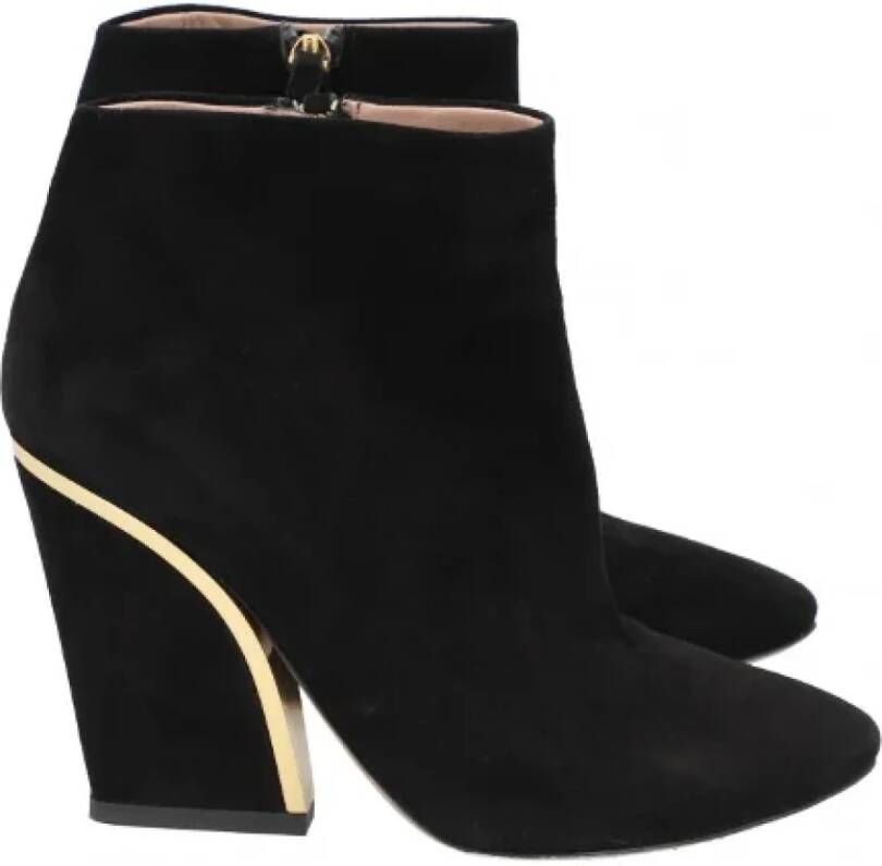 Chloé Pre-owned Suede boots Black Dames