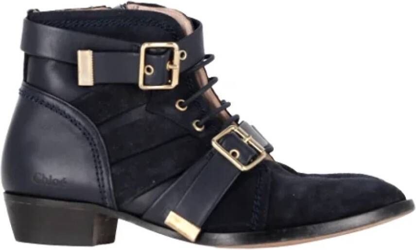 Chloé Pre-owned Suede boots Black Dames