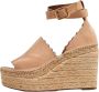 Chloé Pre-owned Suede espadrilles Beige Dames - Thumbnail 1