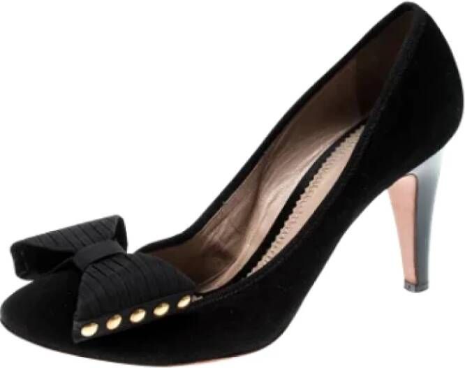 Chloé Pre-owned Suede heels Black Dames