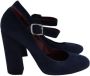 Chloé Pre-owned Suede heels Blue Dames - Thumbnail 1