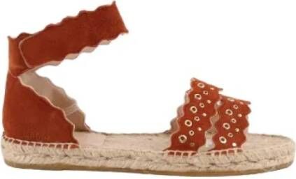 Chloé Pre-owned Suede sandals Brown Dames