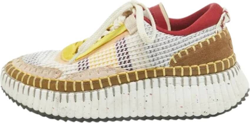 Chloé Pre-owned Suede sneakers Multicolor Dames