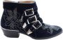 Chloé Pre-owned Velvet boots Blue Dames - Thumbnail 1