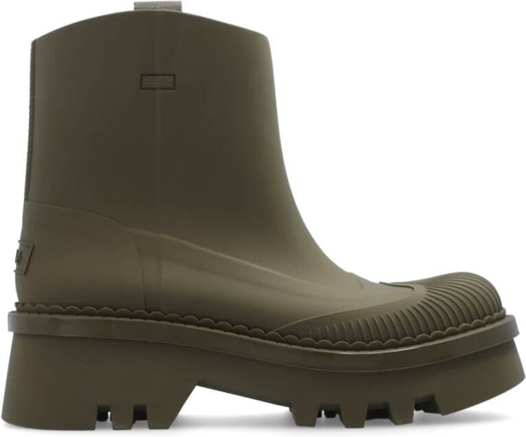 Chloé Low-Top Sneakers Raina Grape Leaf Rain Boots in groen