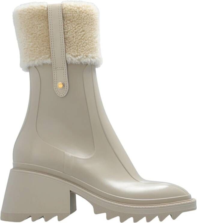 Chloe Regenlaarzen Beige Dames Schoenen