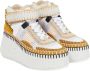 Chloé Sneakers Nama Wedge Heel Sneakers in geel - Thumbnail 7