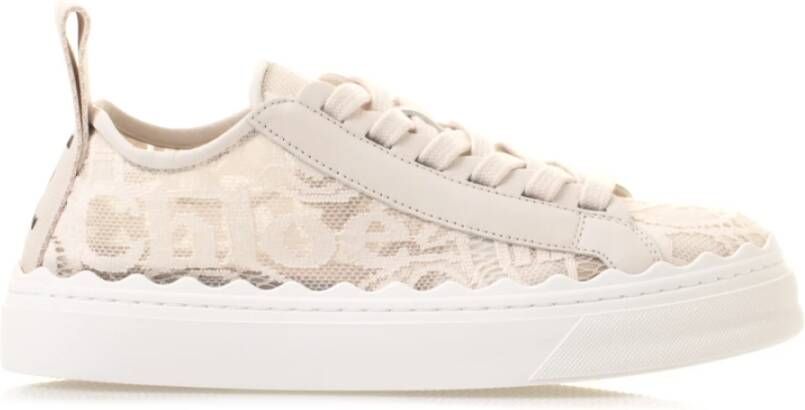 Chloé Stijlvolle Lauren Sneakers voor Vrouwen Beige Dames