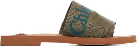 Chloé Stijlvolle Sandalen Green Dames