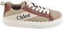 Chloé Witte-Bruine Canvas Sneakers Brown Dames - Thumbnail 1