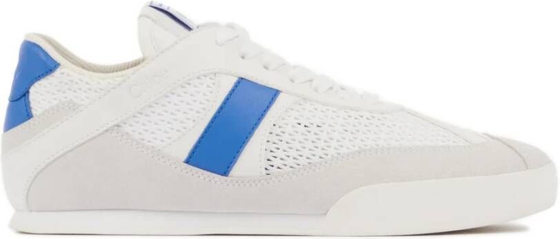 Chloé Witte Sneakers met Binnenwig White Dames