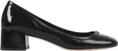 Chloé Zwarte leren ballerina schoenen Black Dames