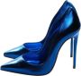 Christian Louboutin Blauwe Gelamineerde Hoge Hak Pumps Blue Dames - Thumbnail 1